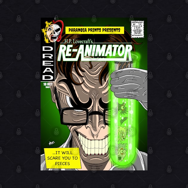 RE-ANIMATOR Cover by Paranoia Prints